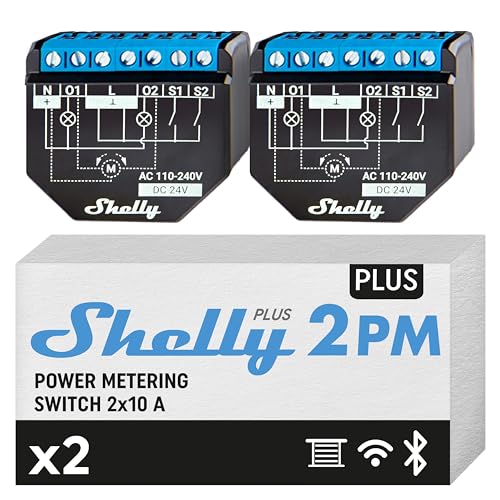 Shelly Plus 2 PM 2er Pack von Shelly