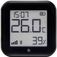 Shelly Plus H&T Gen. 3 Matte Black Funk-Temperatursensor, -Luftfeuchtesensor Bluetooth, Wi-Fi von Shelly