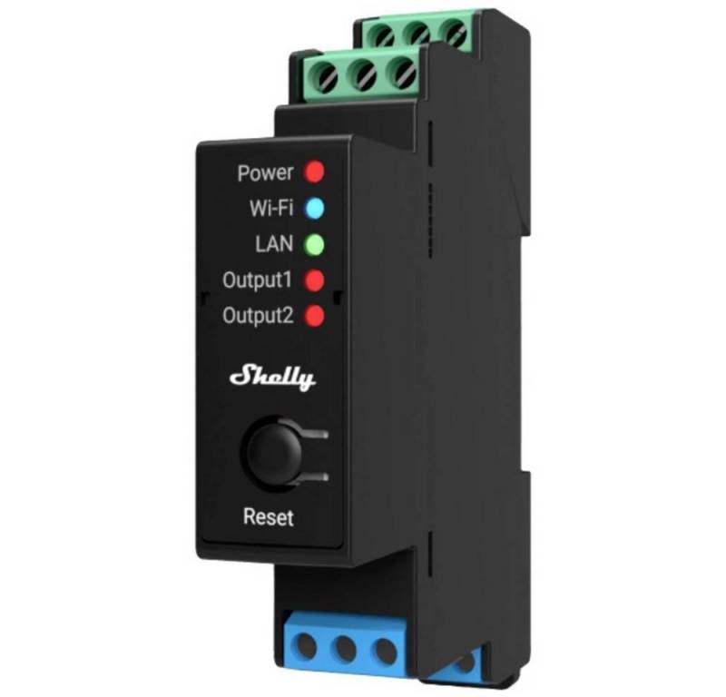 Shelly Pro 2 PM Shelly2 Pro PM Smart-Home-Zubehör, mit Messfunktion von Shelly