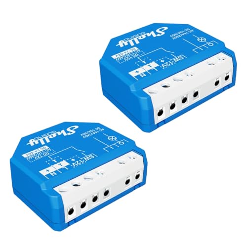 Shelly Qubino Wave 1 | 2er Pack | Z-wave Smart-Schalter-Relais, 1 Kanal 16 A mit Trockenkontakt | Hausautomation | Z-Wave Gateway | Geringer Stromverbrauch | Repeater Erweitertes Netz Shelly Qubino Wave 1 | 2er Pack | Z-wave Smart-Schalter-Relais, 1 Kanal 16 A mit Trockenkontakt | Hausautomation | Z-Wave Gateway | Geringer Stromverbrauch | Repeater Erweitertes Netz von Shelly