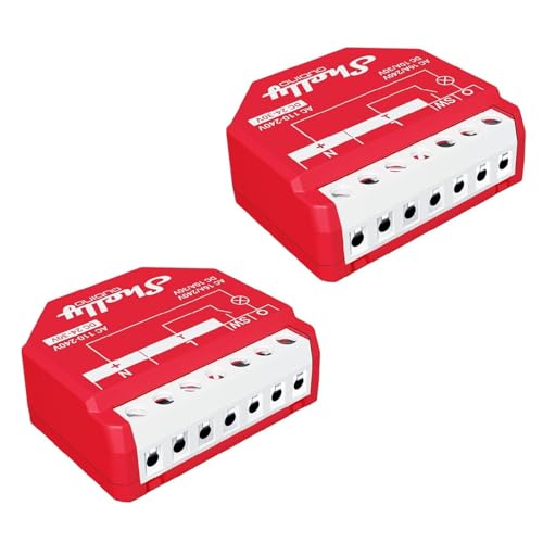 Shelly Qubino Wave 1PM | 2er Pack | Z-wave Smart-Schalter-Relais, 1 Kanal 16 A mit Strommessung | Hausautomation | Z-Wave Gateway | Geringer Stromverbrauch |Repeater Erweitertes Netz Shelly Qubino Wave 1PM | 2er Pack | Z-wave Smart-Schalter-Relais, 1 Kanal 16 A mit Strommessung | Hausautomation | Z-Wave Gateway | Geringer Stromverbrauch |Repeater Erweitertes Netz von Shelly