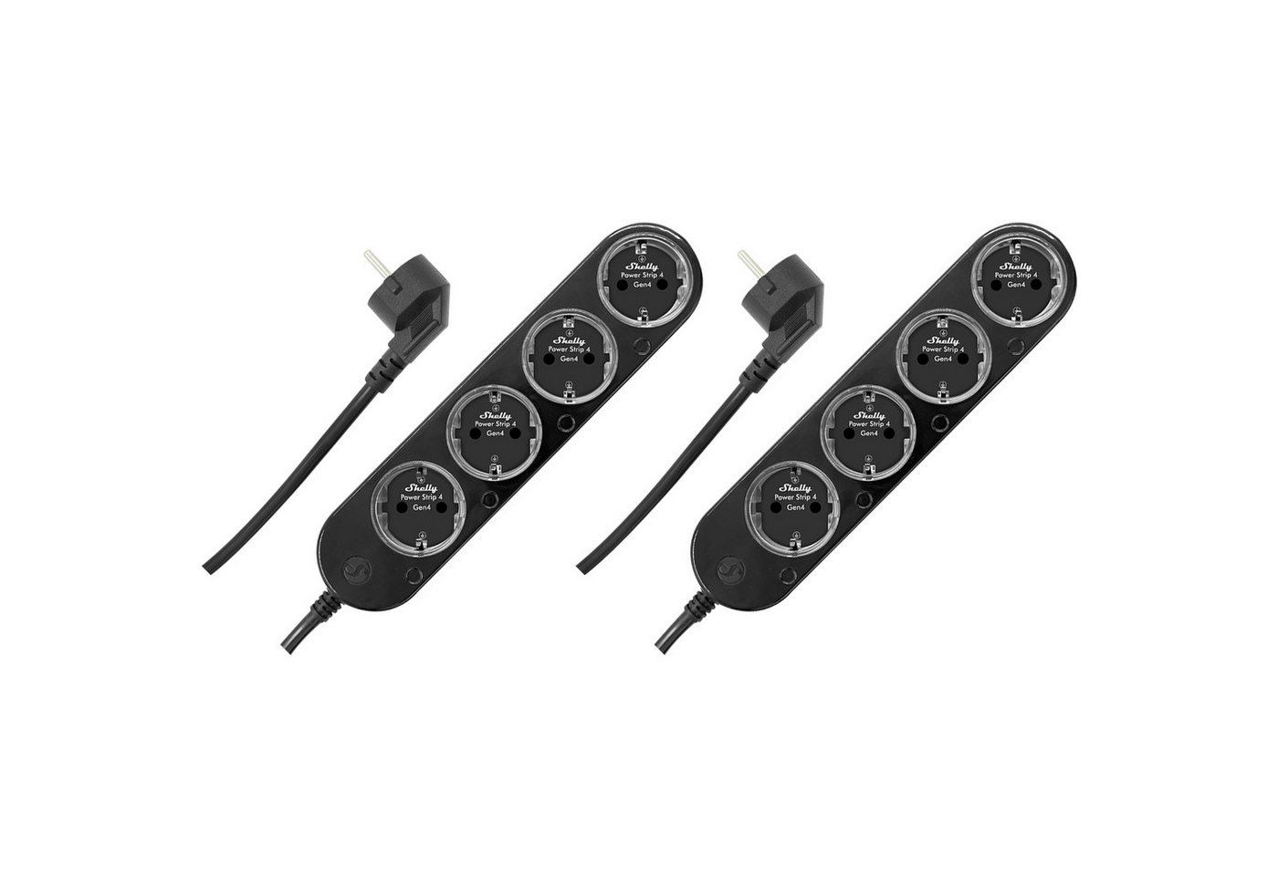 Shelly SHELLY Power Strip 4 Gen4, 4-fach Steckdosenleiste, schwarz, WiFi Smarte Vierfach-Steckdosenleiste Shelly SHELLY Power Strip 4 Gen4, 4-fach Steckdosenleiste, schwarz, WiFi Smarte Vierfach-Steckdosenleiste von Shelly
