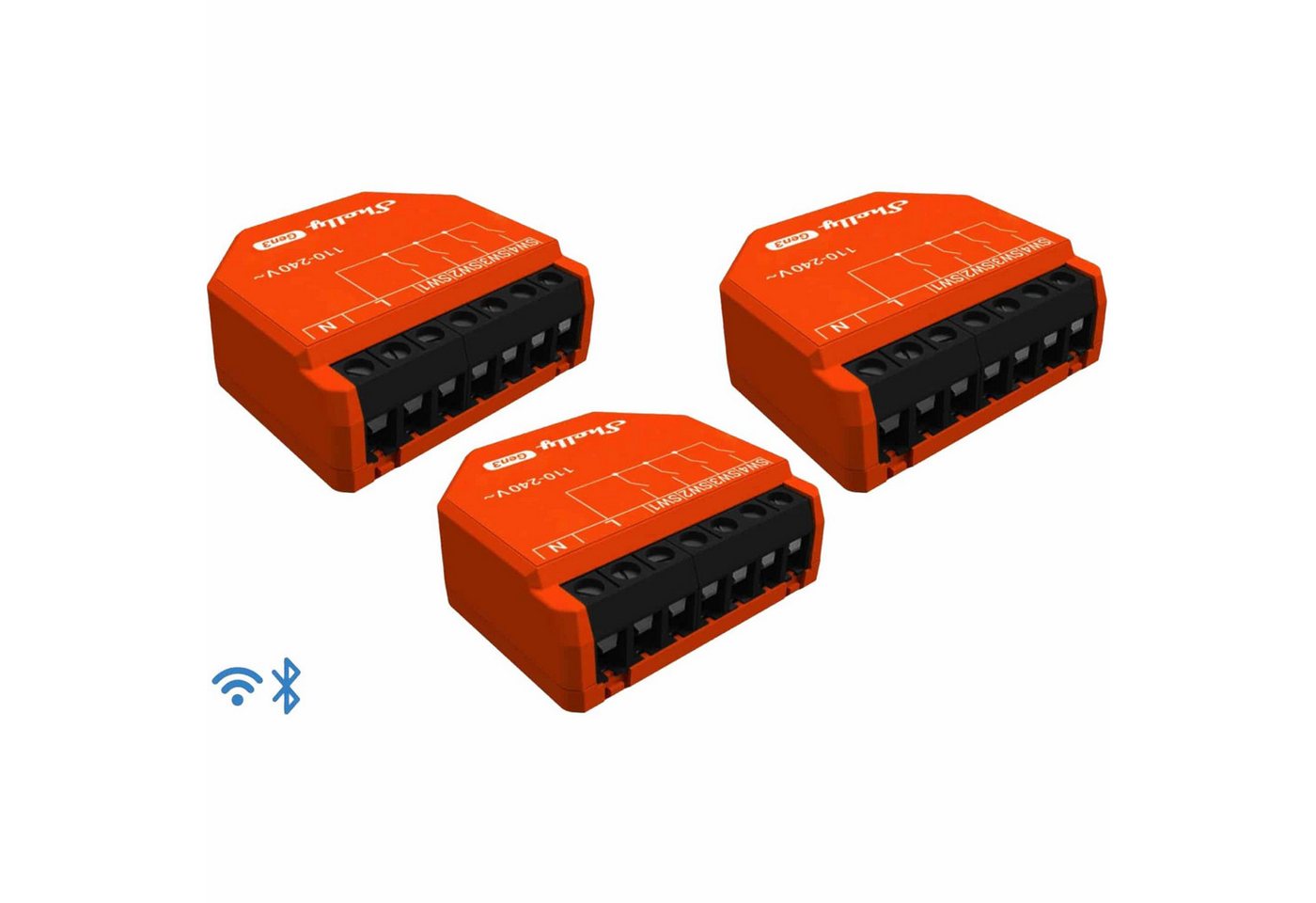 Shelly SHELLY Szenenaktivierer i4 Gen3, Bluetooth und Unterputzschalter Shelly SHELLY Szenenaktivierer i4 Gen3, Bluetooth und Unterputzschalter von Shelly