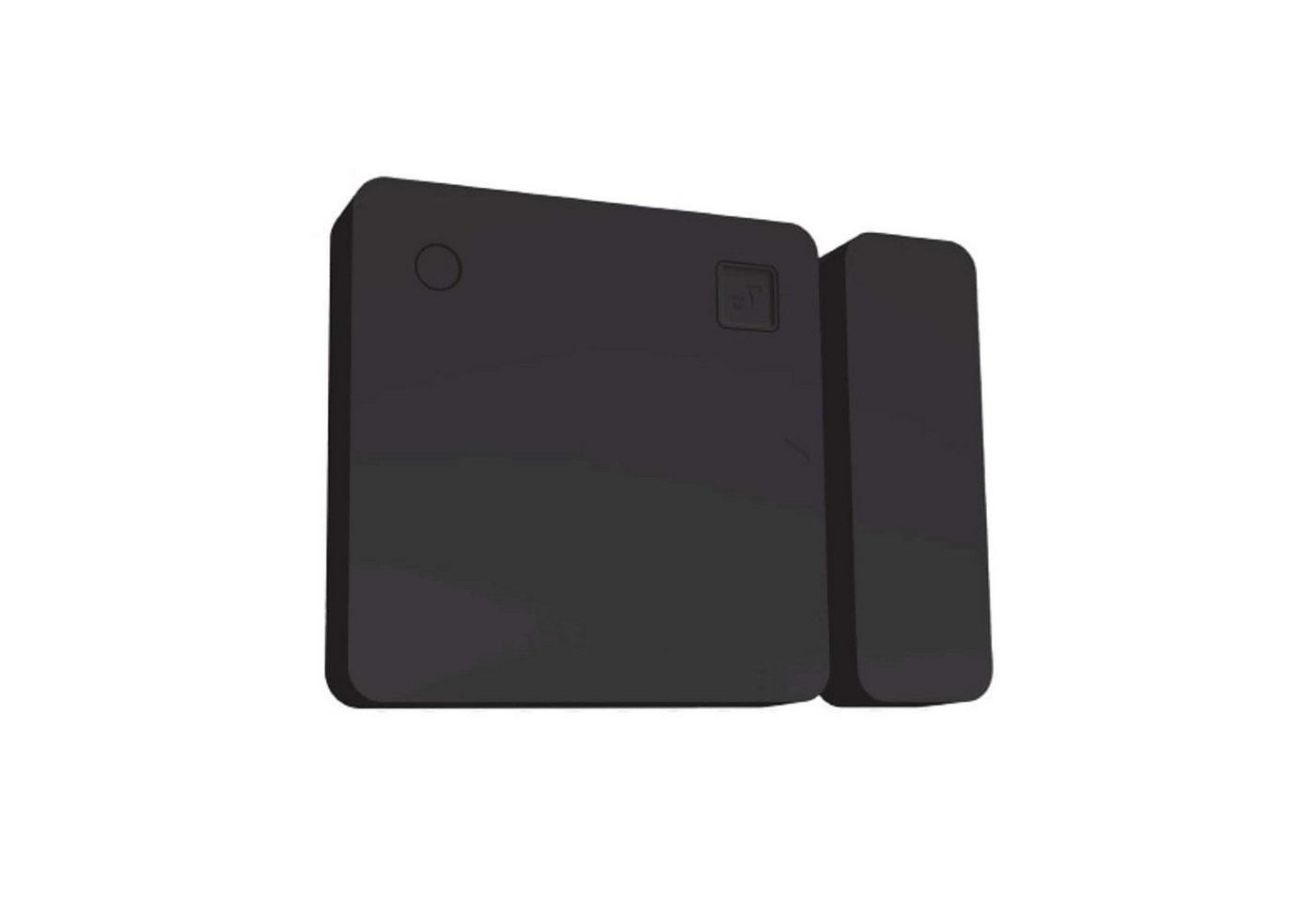 Shelly SHELLY Tür- und Fensterkontakt Blu Door/Window, schwarz Smarter Kontaktsensor von Shelly