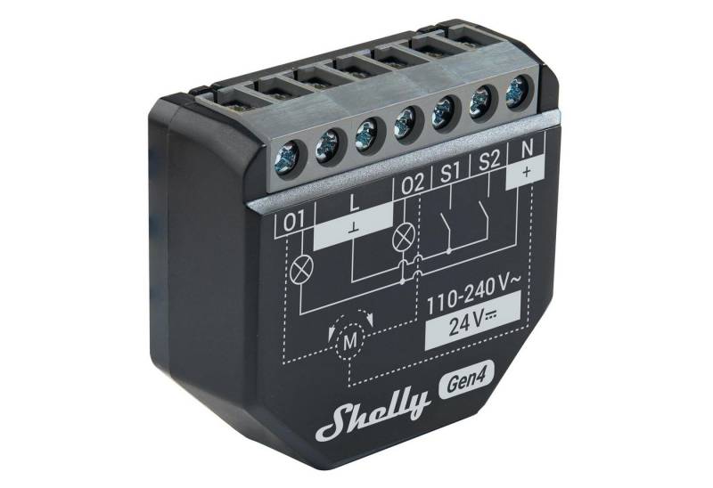 Shelly SHELLY WLAN-Schaltaktor 2PM Gen4, 2 Kanal, WLAN, Matter, Bluetooth Unterputzschalter Shelly SHELLY WLAN-Schaltaktor 2PM Gen4, 2 Kanal, WLAN, Matter, Bluetooth Unterputzschalter von Shelly