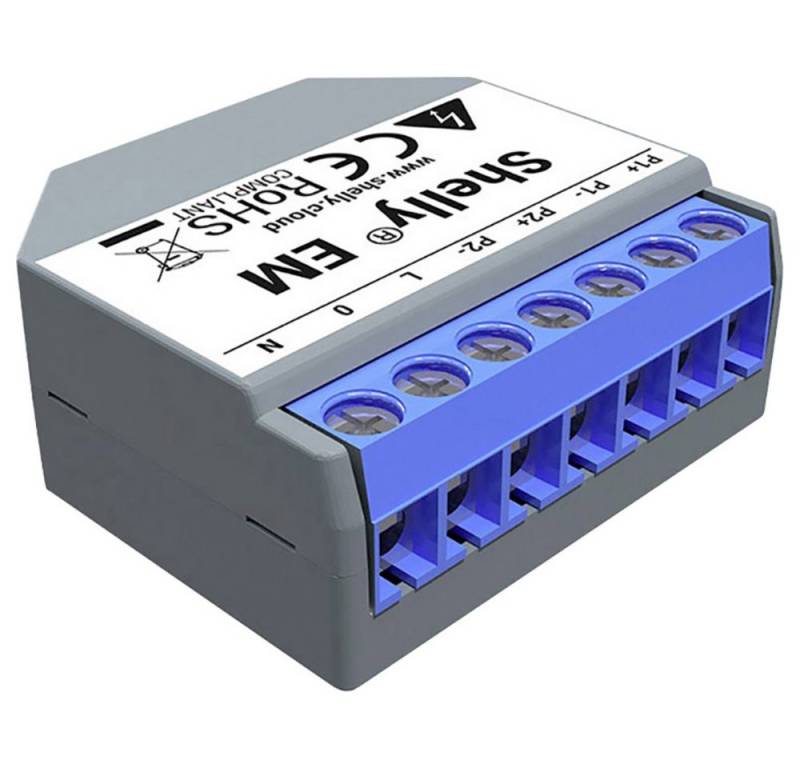 Shelly Shelly EM Schalt-Messaktor Wi-Fi Smart-Home-Zubehör von Shelly