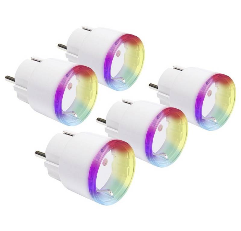 Shelly Shelly Plus Plug S 5-pack Steckdose Wi-Fi, Bluetooth Smart-Home-Zubehör von Shelly