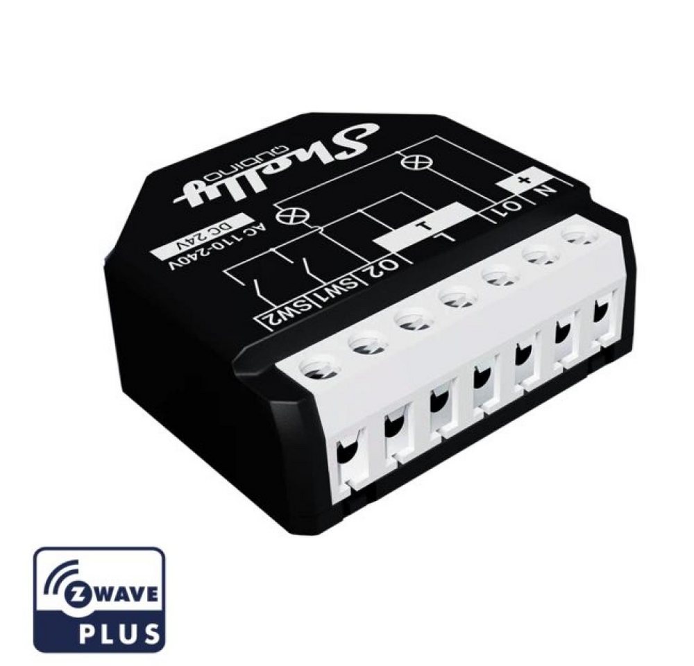 Shelly Shelly Qubino Wave 2PM, Dual Z-Wave Schaltaktor mit Messfunktion Unterputzschalter Shelly Shelly Qubino Wave 2PM, Dual Z-Wave Schaltaktor mit Messfunktion Unterputzschalter von Shelly