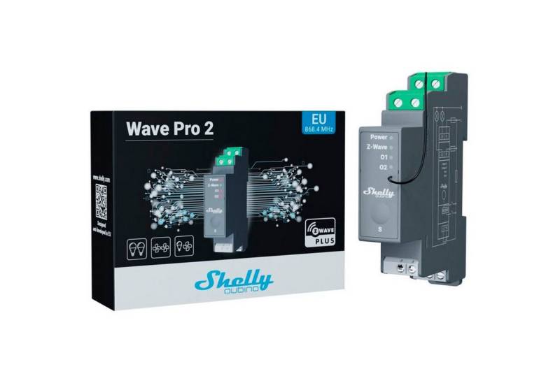 Shelly Shelly Qubino Wave Pro 2, Relais Smart-Home-Zubehör von Shelly