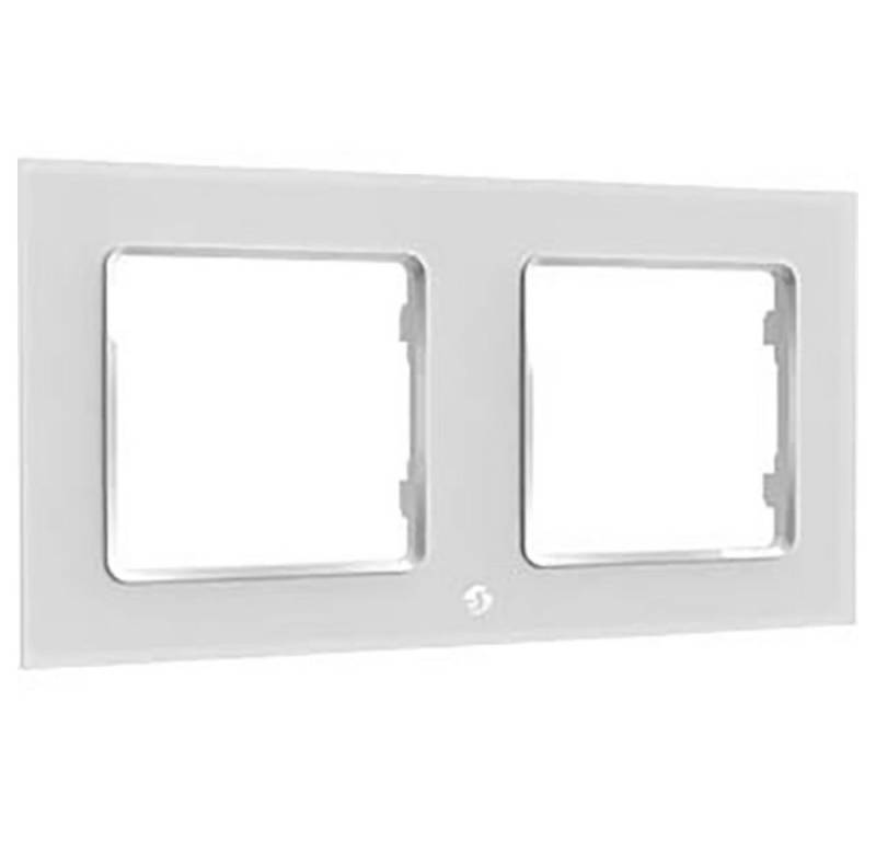 Shelly Shelly Shelly Wall frame 2 - white Rahmen Smart-Home-Zubehör von Shelly