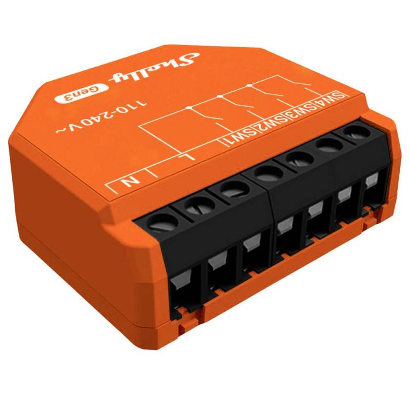 Shelly Shelly Shelly i4 Gen3 Szenarienmodul Bluetooth, Wi-Fi Smart-Home-Zubehör von Shelly