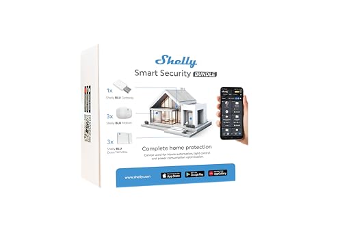 Shelly Smart Security Bundle | Intelligenter Bluetooth-Sicherheitspaket mit Bluetooth Gateway, Bewegungssensor und Fenstersensor | Heimautomatisierung | Kein Hub Erforderlich | Lange Akkulaufzeit Shelly Smart Security Bundle | Intelligenter Bluetooth-Sicherheitspaket mit Bluetooth Gateway, Bewegungssensor und Fenstersensor | Heimautomatisierung | Kein Hub Erforderlich | Lange Akkulaufzeit von Shelly