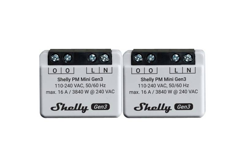 Shelly Stromverbrauchszähler SHELLY WLAN-Leistungsmesser Plus PM Mini Gen.3 von Shelly