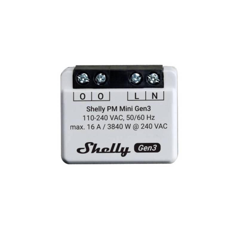 Shelly UP WLAN, BT, Messfunktion Shelly_PM_Mini_G3 Smart-Home-Steuerelement, mit Messfunktion von Shelly