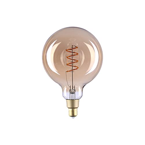 Shelly Vintage G125 | Wlan-gesteuerte Glühbirne mit Dimmung und Leistungsmessung | Hausautomatisierung | iOS Android App | Alexa und Google Home kompatibel | Elegantes Design und energieeffizient von Shelly