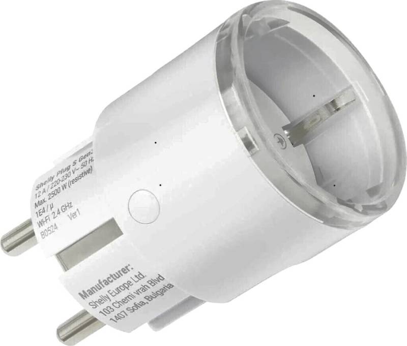 Shelly WLAN-Steckdose Shelly_Plug_S_Gen3_w Shelly WLAN-Steckdose Shelly_Plug_S_Gen3_w von Shelly