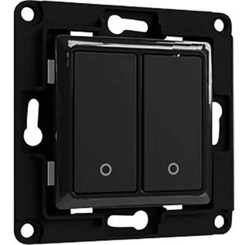 SHELLY Home Accessories Wall Switch 2 Zoll WANDTASTER 2-FACH Schwarz SHELLY Home Accessories Wall Switch 2 Zoll WANDTASTER 2-FACH Schwarz von Shelly