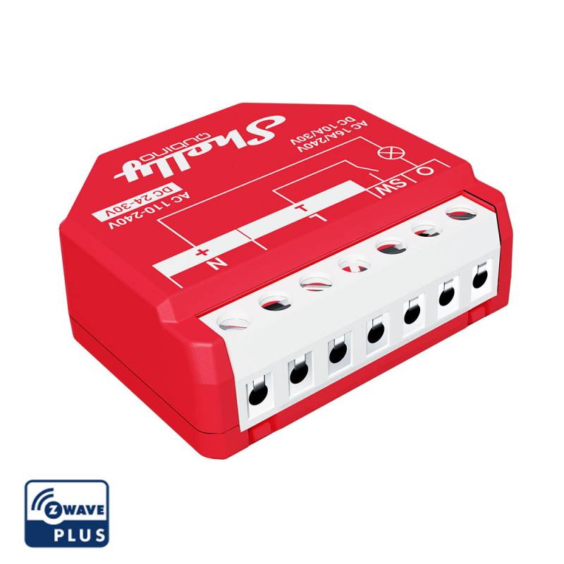Shelly Wave 1PM WLAN & Bluetooth Relais Schalter mit Strommessung von Shelly