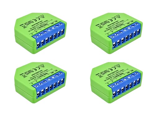 Shelly WiFi-Dimmer 2, 4 Stück, Grün, TRIAC, Automatik, 4-Wege, Oberflächenmontage Shelly WiFi-Dimmer 2, 4 Stück, Grün, TRIAC, Automatik, 4-Wege, Oberflächenmontage von Shelly