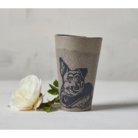 Individueller Handgefertigter Haustier Becher, Personalisierte Keramik Hundetasse, Einzigartiges Geschenk Für Tierliebhaber von ShellyClayspot