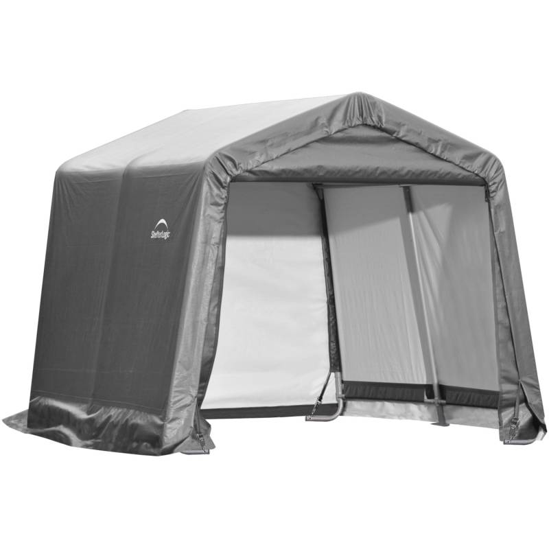 Shelter Logic Metall-Gerätehaus Grau 9 m² von Shelter Logic