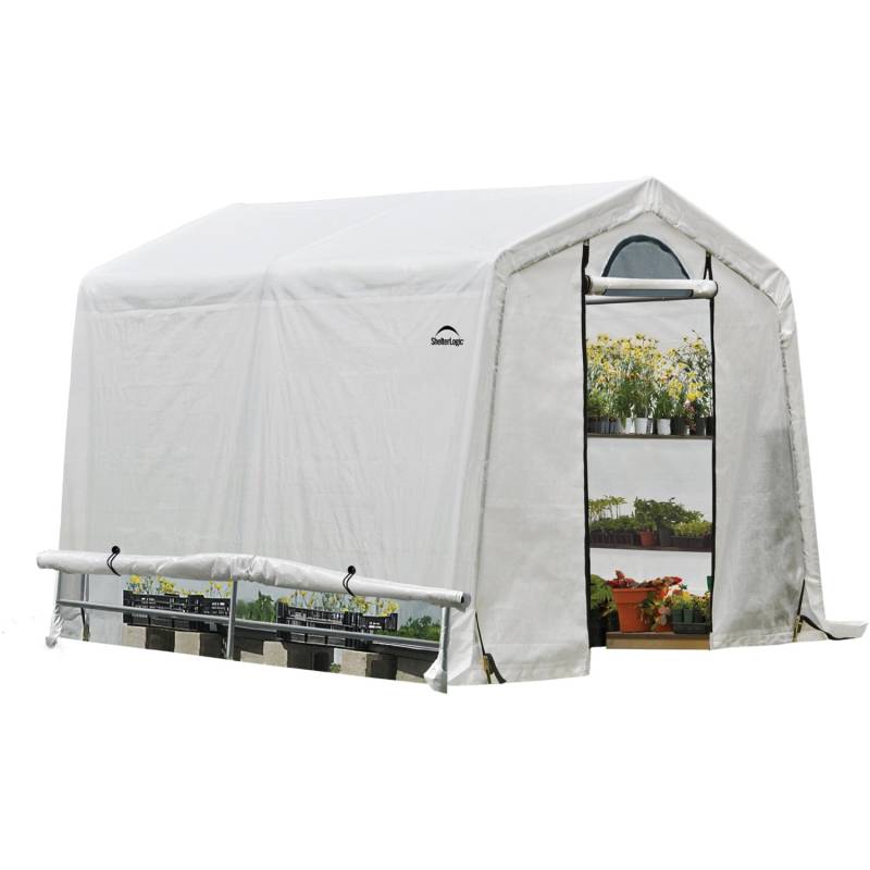 ShelterLogic Foliengewächshaus 5,76 m² 240 cm x 240 cm von Shelter Logic