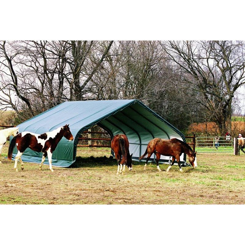 ShelterLogic Weidezelt 40,87 m² Run-In-Shed 670 cm x 610 cm von Shelter Logic