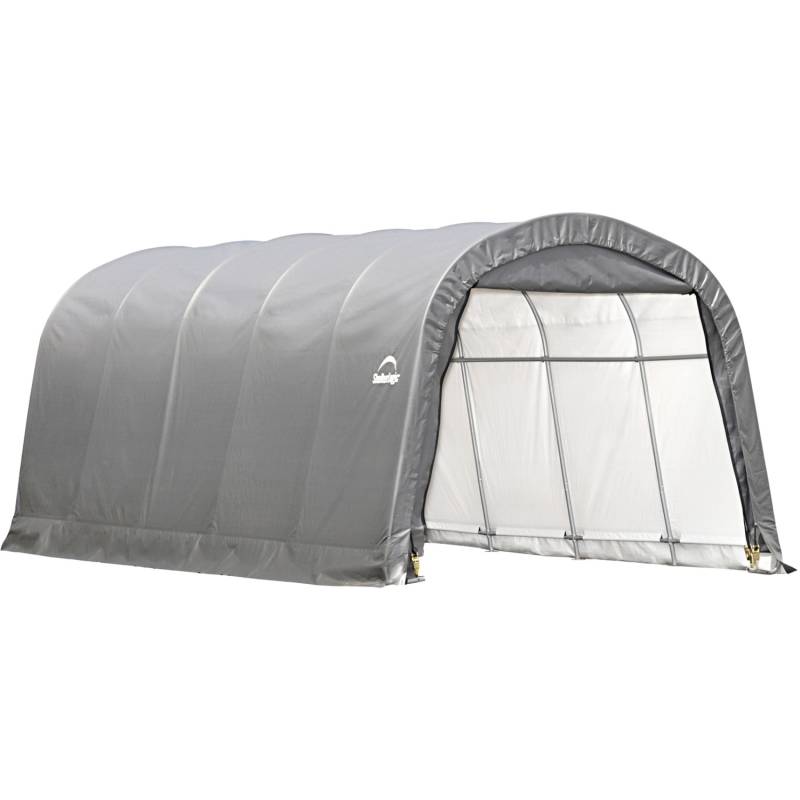 ShelterLogic Zeltgarage 610 cm x 370 cm x 240 cm Grau von Shelter Logic