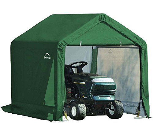 ShelterLogic Folien Zeltgarage Gerätehaus | Grün | 180x180x180 cm von ShelterLogic