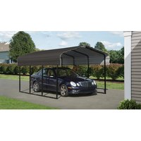 SHELTERLOGIC Carport, Außenmaß BxT: 305 x 465 cm, schwarz von Shelterlogic