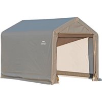 SHELTERLOGIC Folien-Gerätehaus, H (max) x B x T: 200  x 180 x 300 cm - grau von Shelterlogic