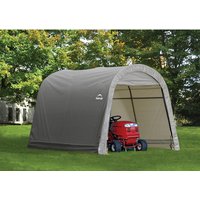 SHELTERLOGIC Gartenhaus »Shed-in-a-Box«, Kunststoff, BxHxT: 300 x 240 x 300 cm (Außenmaße inkl. Dachüberstand) - grau von Shelterlogic