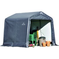 SHELTERLOGIC Gerätehaus, Außenmaß Breite: 240 cm, Polyethylen (PE) - grau von Shelterlogic