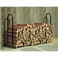 SHELTERLOGIC Kaminholzregal, BxHxL: 244 x 99 x 25 cm, schwarz von Shelterlogic