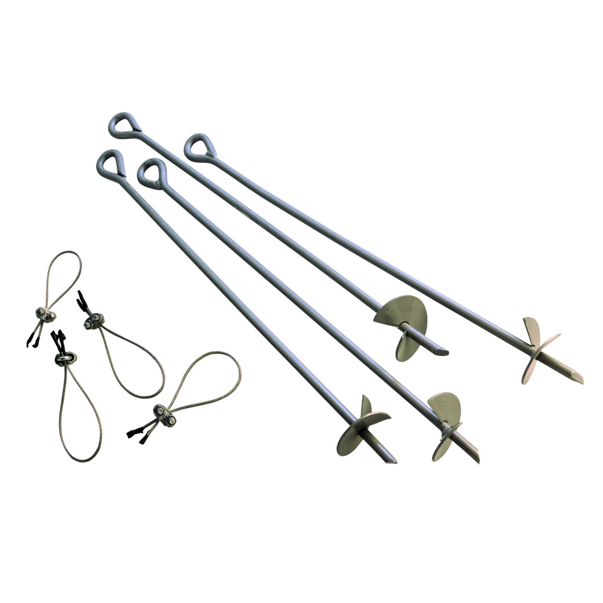 ShelterLogic Bodenanker beschichteter Stahl 69 cm 4 Stück von Shelterlogic