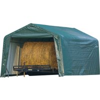 ShelterLogic Foliengerätehaus "Folien-Weidezelt, Zeltgarage", Grün, 610x380x260 cm von Shelterlogic