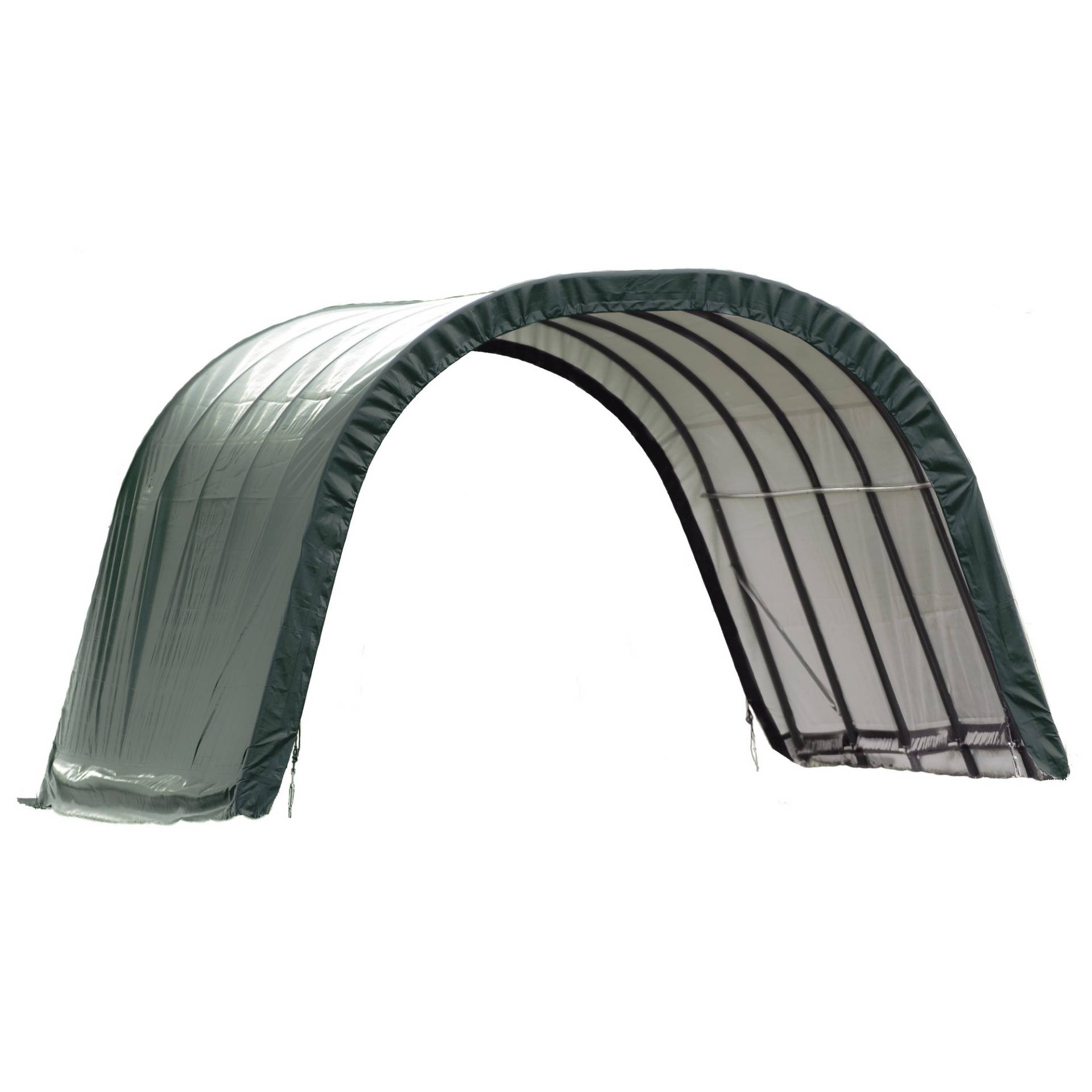 ShelterLogic Weidezelt 'Run-In-Shed' 22,57 m² grün 610 x 370 x 250 cm von Shelterlogic