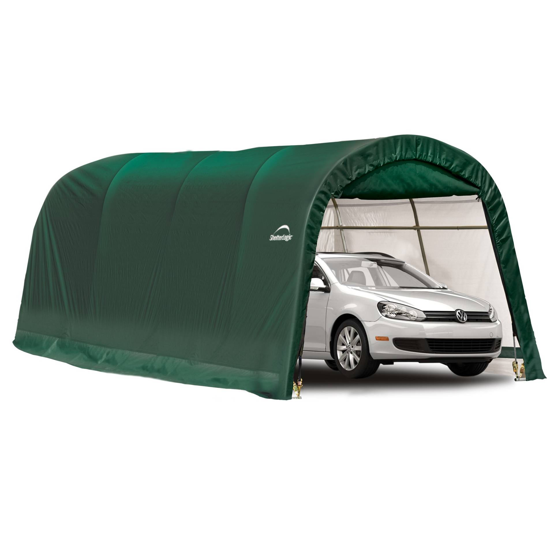 ShelterLogic Zeltgarage 'Garage-in-a-Box' grün 18,3 m² 610 x 300 x 240 cm von Shelterlogic