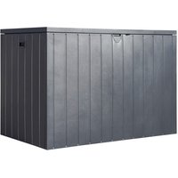 Stahl Gartenbox 980 l Kissenbox & Auflagenbox Anthrazit 79x138x93 cm - Shelterlogic von Shelterlogic