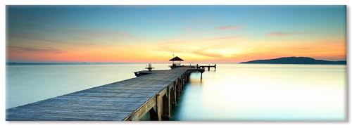 ShengDexin Leinwand Bilder Groß 120x30 cm, Poster & Kunstdrucke Landschaft Wandbilder Wohnzimmer, Moderner Kunstdruck Wandbilder Schlafzimmer Wand Dekoration (Kein Rahmen) von ShengDexin