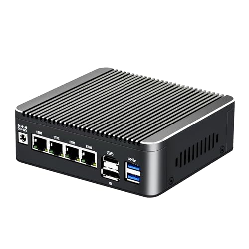 Fanless Mini PC Firewall 12th Gen N100 4 * i226-V 2.5G LAN 1 * COM RJ45 Type-C OPNsense PVE ESXi, No Ram No Storage Fanless Mini PC Firewall 12th Gen N100 4 * i226-V 2.5G LAN 1 * COM RJ45 Type-C OPNsense PVE ESXi, No Ram No Storage von ShengOrigin