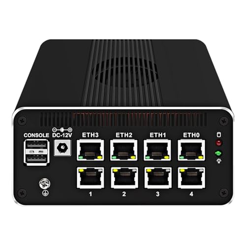 ShengOrigin Firewall Mini PC Alder Lake N100 8X i226-V 2.5G, Firewall Appliance Mini Soft Router, 6X USB, HDMI+DP+Type-C, Mini Desktop Computer Proxmox ESXi, Barebone, 32GB DDR5 128GB NVMe ShengOrigin Firewall Mini PC Alder Lake N100 8X i226-V 2.5G, Firewall Appliance Mini Soft Router, 6X USB, HDMI+DP+Type-C, Mini Desktop Computer Proxmox ESXi, Barebone, 32GB DDR5 128GB NVMe von ShengOrigin