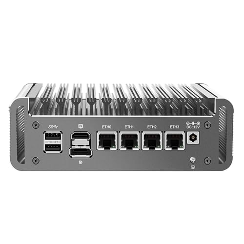 ShengOrigin Solid Firewall Mini PC Quad Core N100, 4xi226-V 2.5G LAN Fanless Micro Router Appliance, No Ram No Storage, 2xNVMe 8xUSB Mini Computer Hardware, OPNsense Proxmox ESXi Host Server ShengOrigin Solid Firewall Mini PC Quad Core N100, 4xi226-V 2.5G LAN Fanless Micro Router Appliance, No Ram No Storage, 2xNVMe 8xUSB Mini Computer Hardware, OPNsense Proxmox ESXi Host Server von ShengOrigin