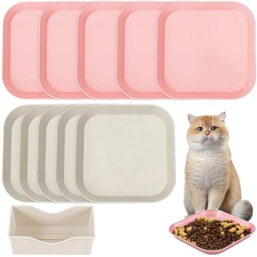 10 Stück Katzennapf,Katzenschüssel,Katzennapf Flach,Fressnapf Katze Futternapf,Runden Katzenteller,Fressnapf Katze,Bunt Katzenfutter Napfset,Cat Plate für Kätzchen und kurzbeinige Katzen 10 Stück Katzennapf,Katzenschüssel,Katzennapf Flach,Fressnapf Katze Futternapf,Runden Katzenteller,Fressnapf Katze,Bunt Katzenfutter Napfset,Cat Plate für Kätzchen und kurzbeinige Katzen von Shengruili