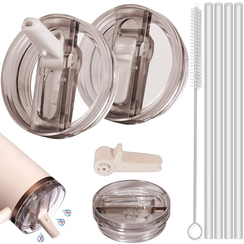 2 Stück Deckel für Stanley Cup 40oz,Auslaufsicherer Deckel Stanley Cup mit 4 Trinkhalmen and 1 Strohhalm Bürste,Auslaufsicherer Ersatzdeckel für Stanley Cup,Ersatzdeckel für Stanley Cup Zubehör 2 Stück Deckel für Stanley Cup 40oz,Auslaufsicherer Deckel Stanley Cup mit 4 Trinkhalmen and 1 Strohhalm Bürste,Auslaufsicherer Ersatzdeckel für Stanley Cup,Ersatzdeckel für Stanley Cup Zubehör von Shengruili