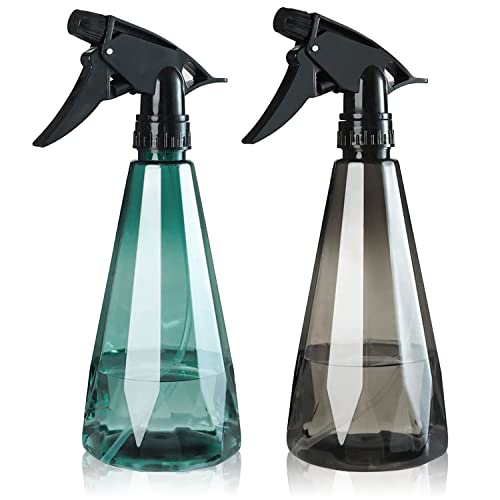 2 Stücke 500ml Sprühflasche,Sprüher,Wassersprühflasche Pflanzen,Kunststoff Zerstäuber Sprühflaschen,Gartenspritze,Handsprüher,Kunststoff Zerstäuber Sprühflaschen,Spritzer Gießkanne für Ätherische Öle von Shengruili