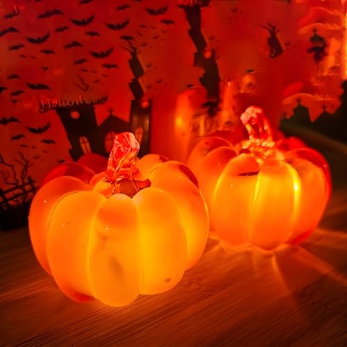 2PCS Herbstdeko Kürbis Laternen,Halloween deko kürbis beleuchtet,Herbstdeko kürbis mit LED Licht,Herbst Deko kürbis Beleuchtung,Für Erntedankfest Halloween Tischdeko,Schlafzimmer Deko 2PCS Herbstdeko Kürbis Laternen,Halloween deko kürbis beleuchtet,Herbstdeko kürbis mit LED Licht,Herbst Deko kürbis Beleuchtung,Für Erntedankfest Halloween Tischdeko,Schlafzimmer Deko von Shengruili