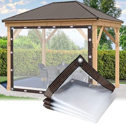 Wasserdicht Transparente Plane,2.5x4m Abdeckplane Mit Ösen,Gewächshaus Pet Hutch Dach,Wetterfeste Plane Faltbar Planen,PVC Wasserdicht Regenschutz Wasserdicht Transparente Plane,2.5x4m Abdeckplane Mit Ösen,Gewächshaus Pet Hutch Dach,Wetterfeste Plane Faltbar Planen,PVC Wasserdicht Regenschutz von Shengruili