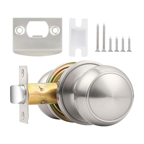 Außentürschloss-Set, Außentürgriff, schlüsselloser Knauf, Ersatz für Schlafzimmer, Wohnzimmer, Wohnung, Schule, Kindergarten, Zuhause, Sicherheit innen und außen von Shenrongtong