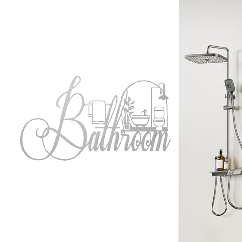 Badezimmer Metallschilder | Türschild Mit Ausgeschnittener Form,Deko Wanddekoration Für Wohnung Studentenwohnheim Hotel Badezimmer Metallschilder | Türschild Mit Ausgeschnittener Form,Deko Wanddekoration Für Wohnung Studentenwohnheim Hotel von Shenrongtong